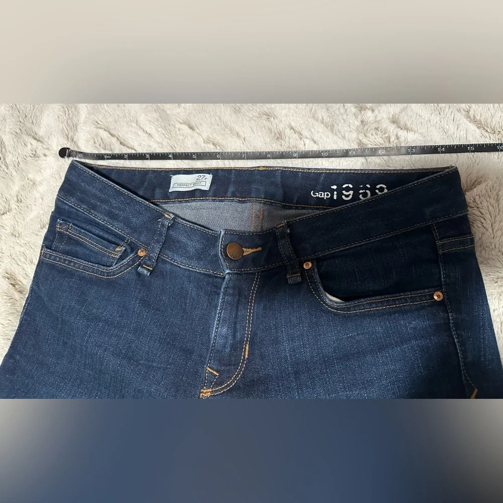 GAP Dark Blue 1969 Perfect Boot 27R Women's Jeans - Picture 3 of 15
